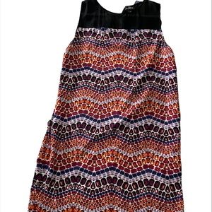 No sleeves, sheer top dress